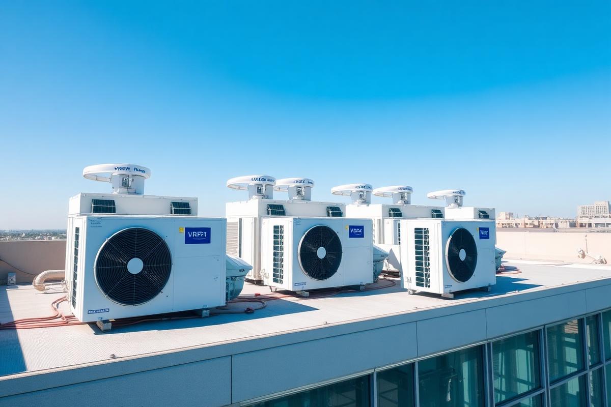 Unidades exteriores VRF en cubierta